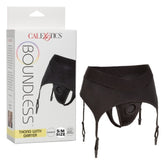 BOUNDLESS THONG W/ GARTER - S/M