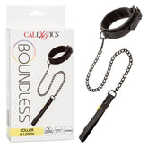 BOUNDLESS COLLAR WITH LEASH - BLACK