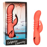 CALI DREAMING COUNTY CUTIE VIBE THRUSTING G-SPOT MASSAGER 4.5" ORANGE