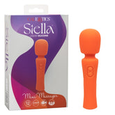 MINI MASSAGER ORANGE 10X STELLA LIQUID SILICONE