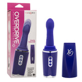 OVERDRIVE PORTABLE SEX MACHINE TRAVEL TRUSTER - PURPLE
