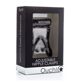ADJUSTABLE NIPPLE CLAMPS - BLACK