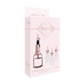 CLITORAL & NIPPLE PUMP SET MEDIUM - ROSE GOLD