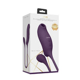 QUINO - AIR WAVE & VIBRATING EGG VIBRATOR - PURPLE
