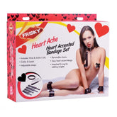FR HEARTACHE 5 PC HEART ACCENTED BONDAGE SET