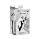 BS CLEAR GEM LARGE ANAL PLUG - CLEAR