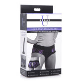 SU LACE ENVY PEGGING SET - PURPLE / BLACK