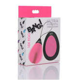 10X SILICONE VIBRATING EGG - PINK