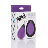 10X SILICONE VIBRATING EGG - PURPLE