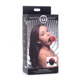MS FULL BLOOM SILICONE BALL GAG WITH ROSE