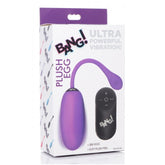 REMOTE CONTROL 28X SILICONE PLUSH EGG - PURPLE