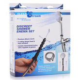DISCREET SILICONE SHOWER ENEMA SET