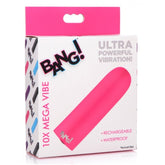 BG 10X MEGA VIBE - PINK - RECHARGEABLE - 3.5"
