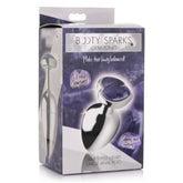 BS GEMSTONES AMETHYST HEART - LARGE ANAL PLUG