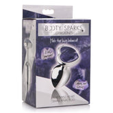 BS GEMSTONES AMETHYST HEART - SMALL ANAL PLUG