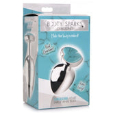 BS GEMSTONES TURQUOISE HEART - LARGE ANAL PLUG