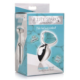 BS GEMSTONES TURQUOISE HEART - SMALL ANAL PLUG