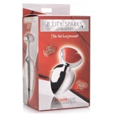 BS GEMSTONES RED JASPER HEART - LARGE ANAL PLUG