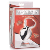 BS GEMSTONES RED JASPER HEART - MEDIUM ANAL PLUG