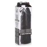 MC DOUBLE STUFFER 10" DOUBLE PECKER DILDO - BLACK
