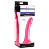 SU G-STATIC 7" METALLIC SILICONE DILDO - PINK