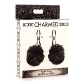CH POM POM NIPPLE CLAMPS - BLACK