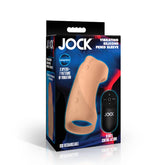 VIBRATING SILICONE PENIS SLEEVE - MEDIUM