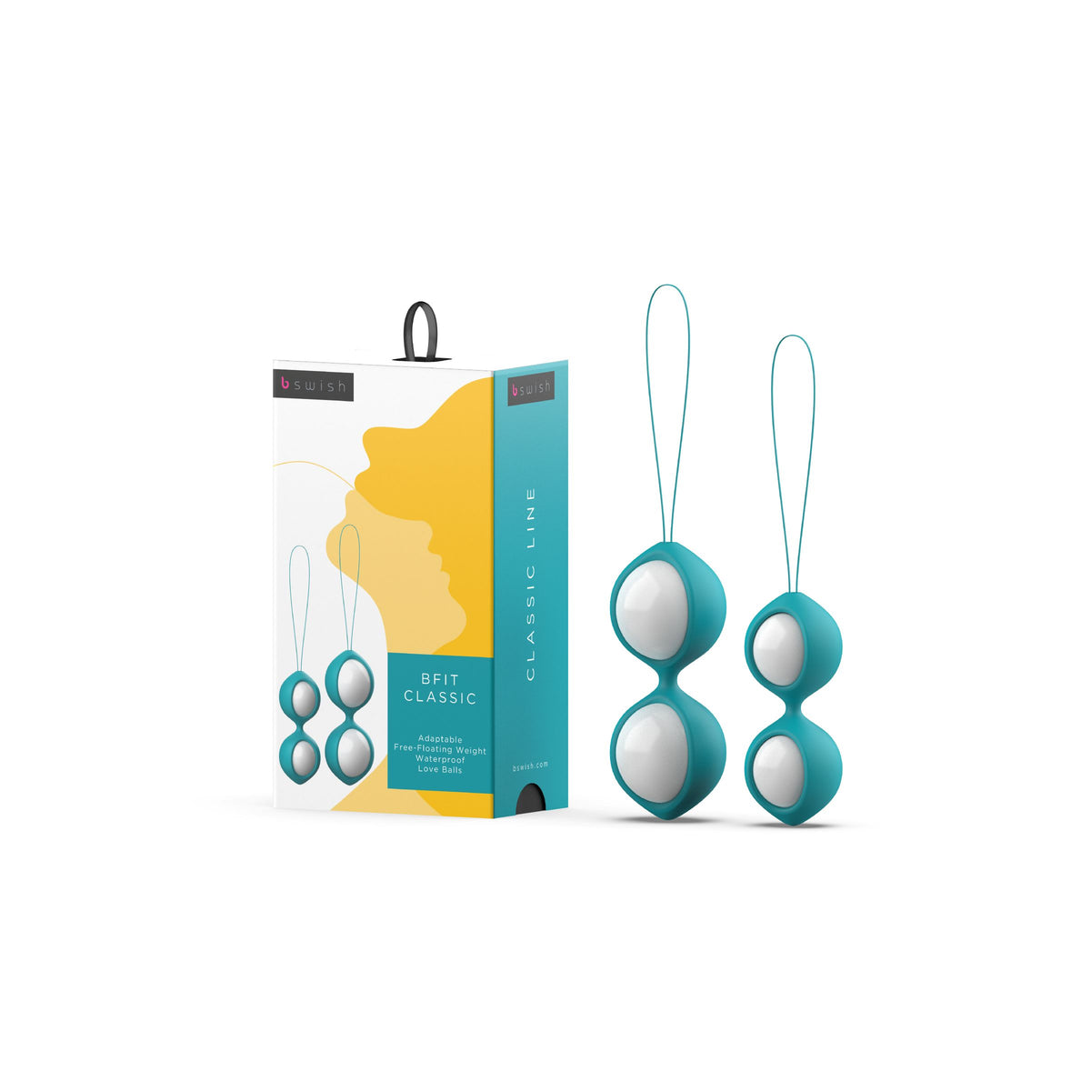 BFIT CLASSIC KEGEL BALL 2PC SEA FOAM