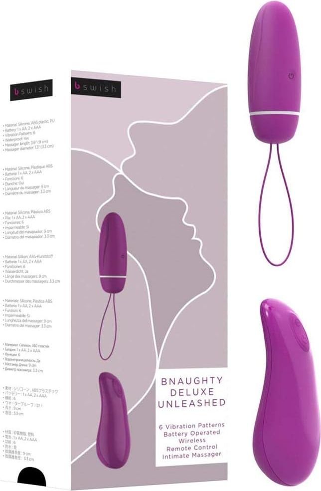 BNAUGHTY DELUXE UNLEASHED BULLET - RASPBERRY 3.5"