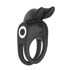 ENHANCER VIBRATING RABBIT C-COCKRING - BLACK