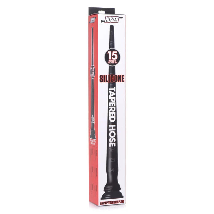 Hose Tapered 15" Small Black Silicone