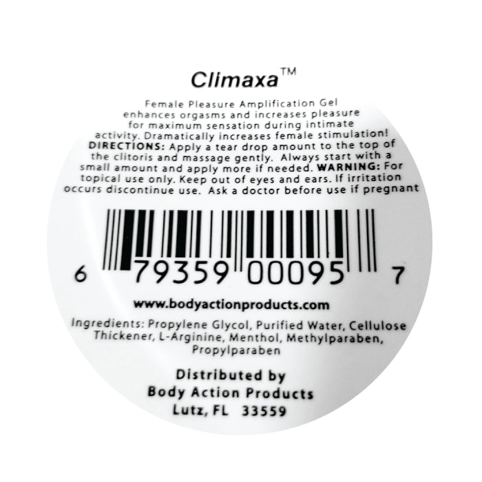 CLIMAXA STIMULATING GEL 0.5 OZ JAR