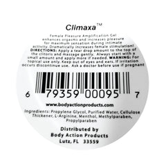 CLIMAXA STIMULATING GEL 0.5 OZ JAR