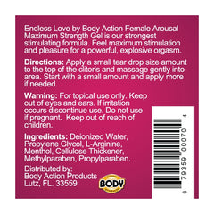 ENDLESS LOVE FEMALE AROUSA GEL (MAXIMUM) 0.5 OZ