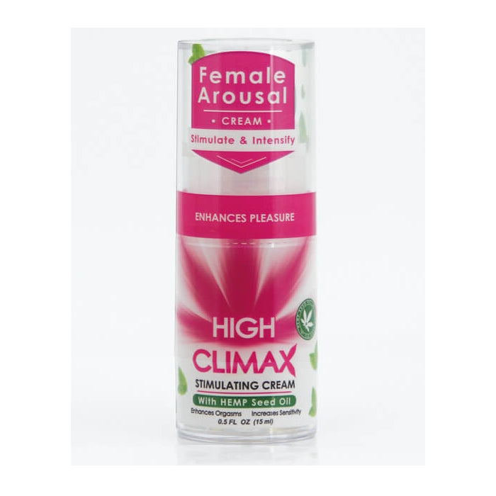 STIMULANT CREAM .5OZ W/ HEMP SEED OIL HIGH CLIMAX FEMA