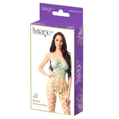 DREAM BODYSTOCKING - TEAL / YELLOW