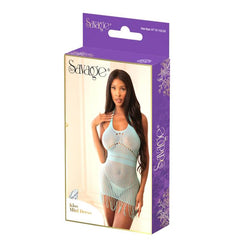 KISS MINI DRESS - BLUE
