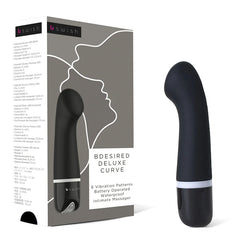 VIBE INTIMATE MASSAGER BLACK 6X BDESIRED DELUXE CURVE