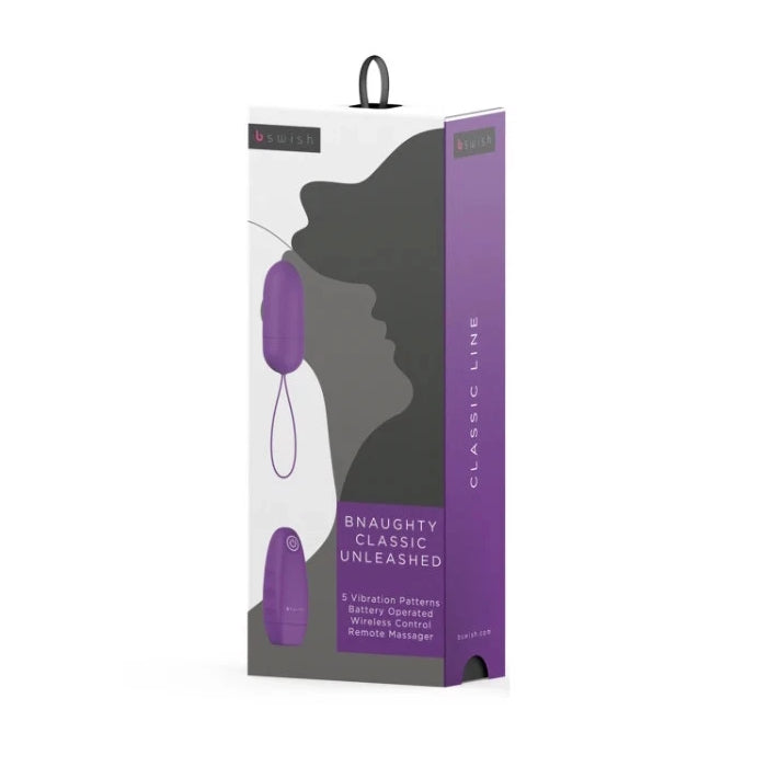 BNAUGHTY UNLEASHED CLASSIC PURPLE WEARABLE MASSAGER