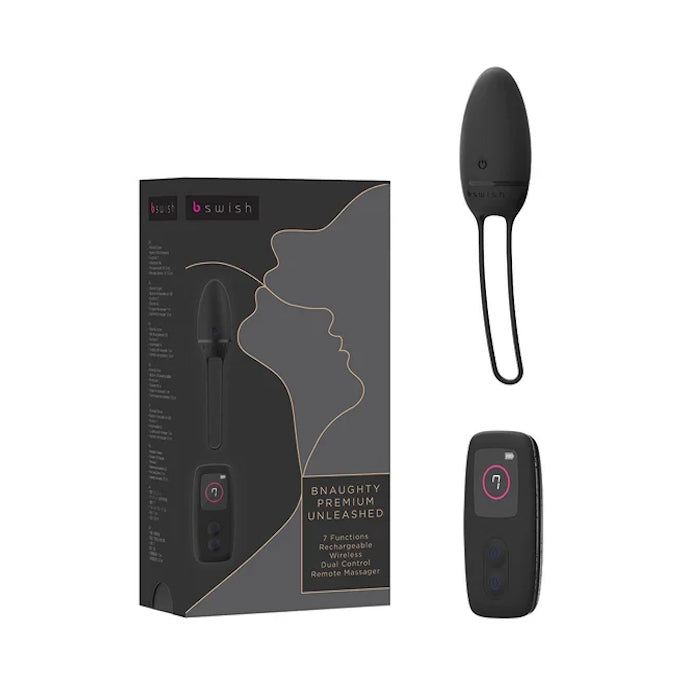 BNAUGHTY PREMIUM UNLEASHED LED REMOTE NOIR
