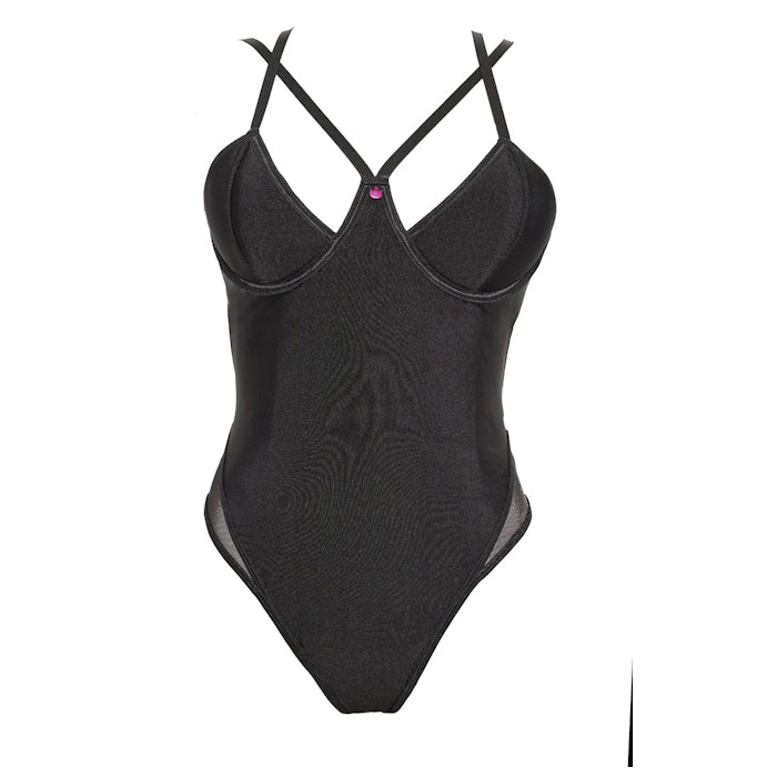 PINK PUSSYCAT TEDDY - MEDIUM - BLACK