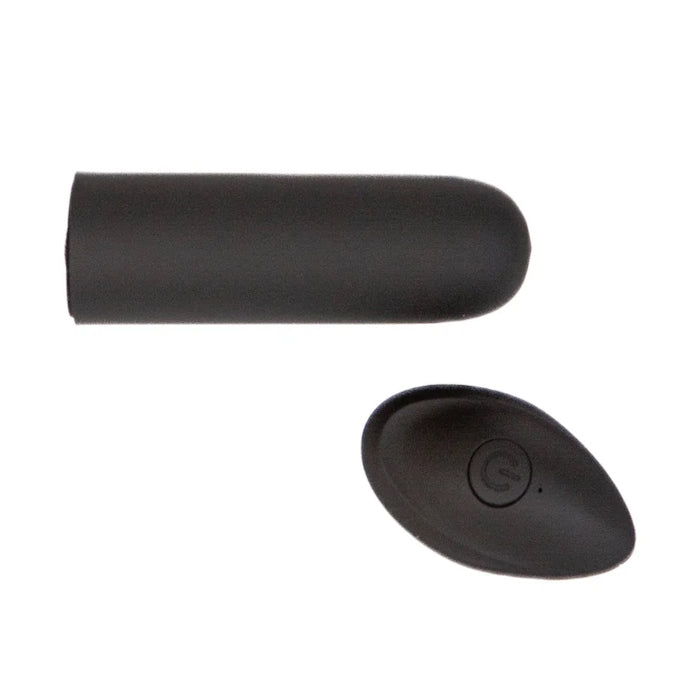PINK PUSSYCAT VIBRATING REMOTE CONTROL BULLET - BLACK