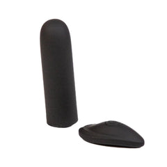PINK PUSSYCAT VIBRATING REMOTE CONTROL BULLET - BLACK