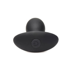 ROOSTER RUMBLER VIBRATING SILICONE ANAL PLUG - MEDIUM