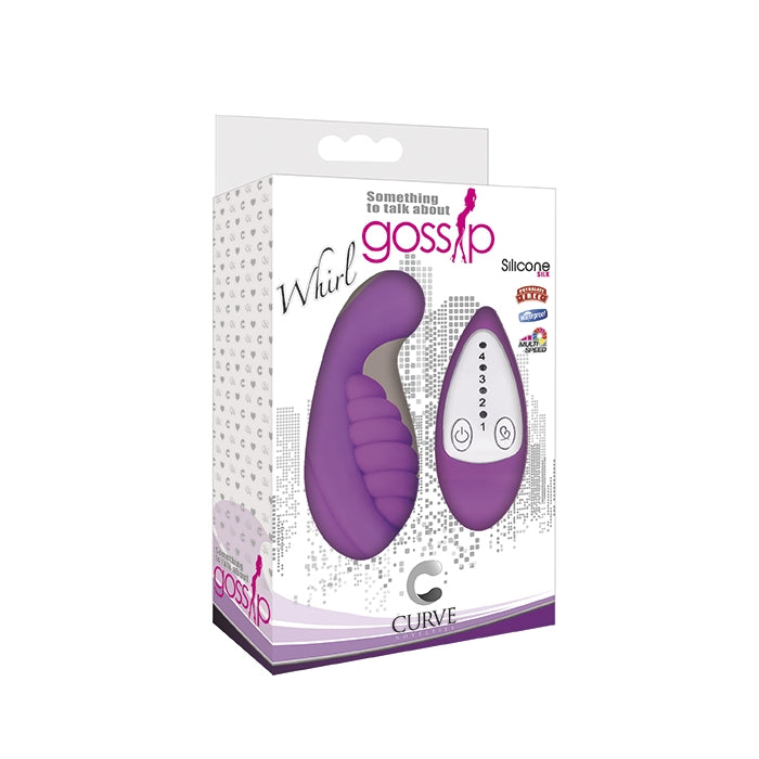 GOSSIP WHIRL 4X BATTERY EGG BULLET - VIOLET