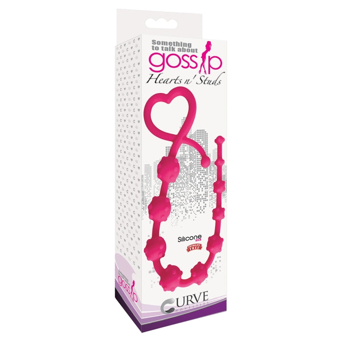 GOSSIP - HEARTS N' STUDS - MAGENTA