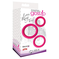 GOSSIP - LOVE RING TRIO - MAGENTA