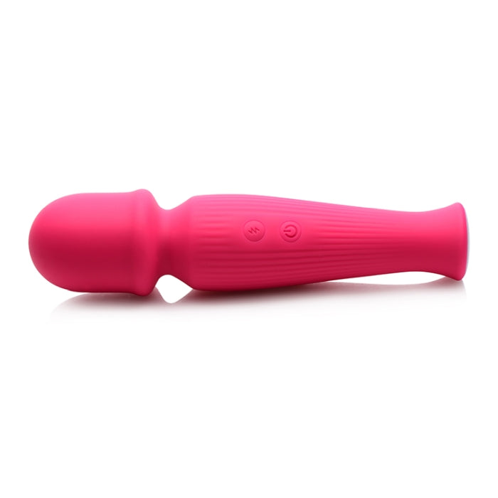 GOSSIP 10X SILICONE VIBRATING WAND - MAGENTA