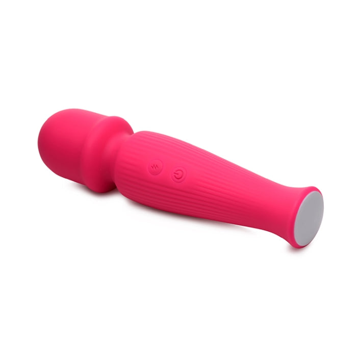 GOSSIP 10X SILICONE VIBRATING WAND - MAGENTA