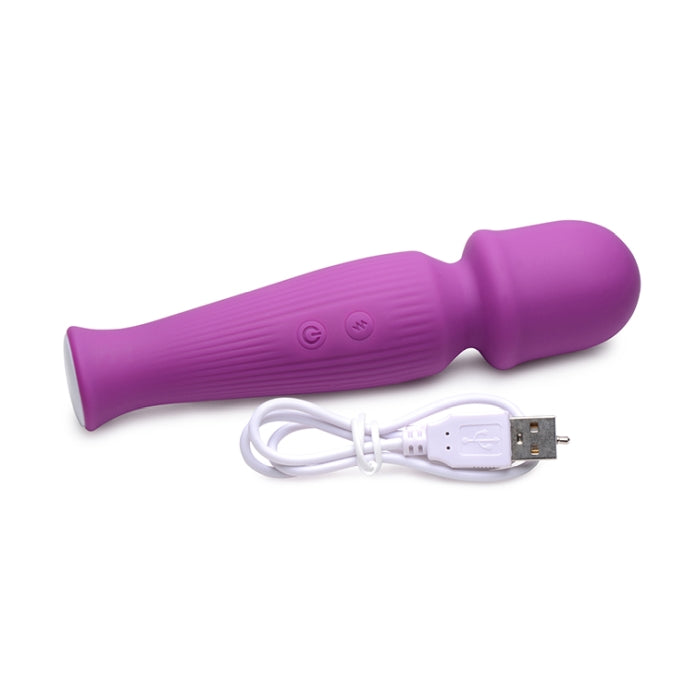 GOSSIP 10X SILICONE VIBRATING WAND - VIOLET